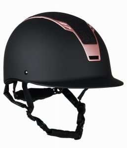 Kask jeździecki Sparrow - black/rose
