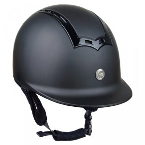 Kask jeździecki Genius Shiny Black