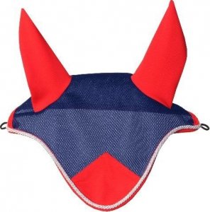 Nauszniki Air Mesh granatowo czerwone
