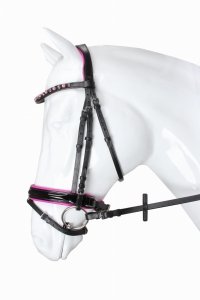 Ogłowie Flamingo anatomiczna potylica Pink