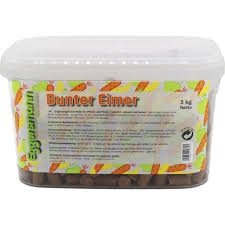 Lecker Bricks Bunter Eimer- Przysmaki w 3 smakach 3kg