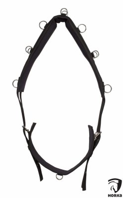 Pas do lonżowania Soft black