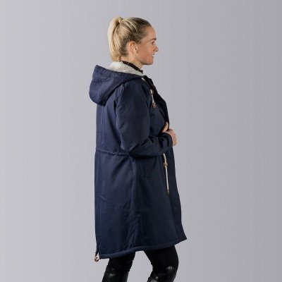 Kurtka parka przeciwdeszczowa RIVER Blue ROZM.S