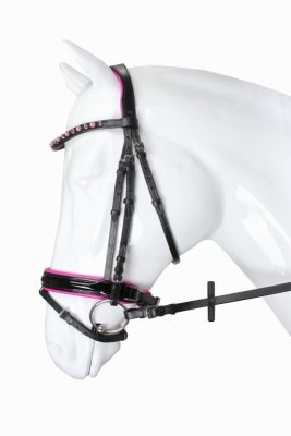 Ogłowie Flamingo anatomiczna potylica Pink