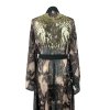 Kimono Brown Snake Gold Angel Long