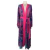 Kimono Sky Pink Heart Long