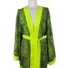 Kimono Yellow Panther Fringe