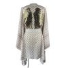 Kimono Checker Beige Short