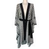 Kimono Checker Black Colourful Skull Classic