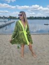 Kimono Neon Panther Gold Skull Classic