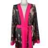 Kimono Brown Snake Gold Angel Fringe