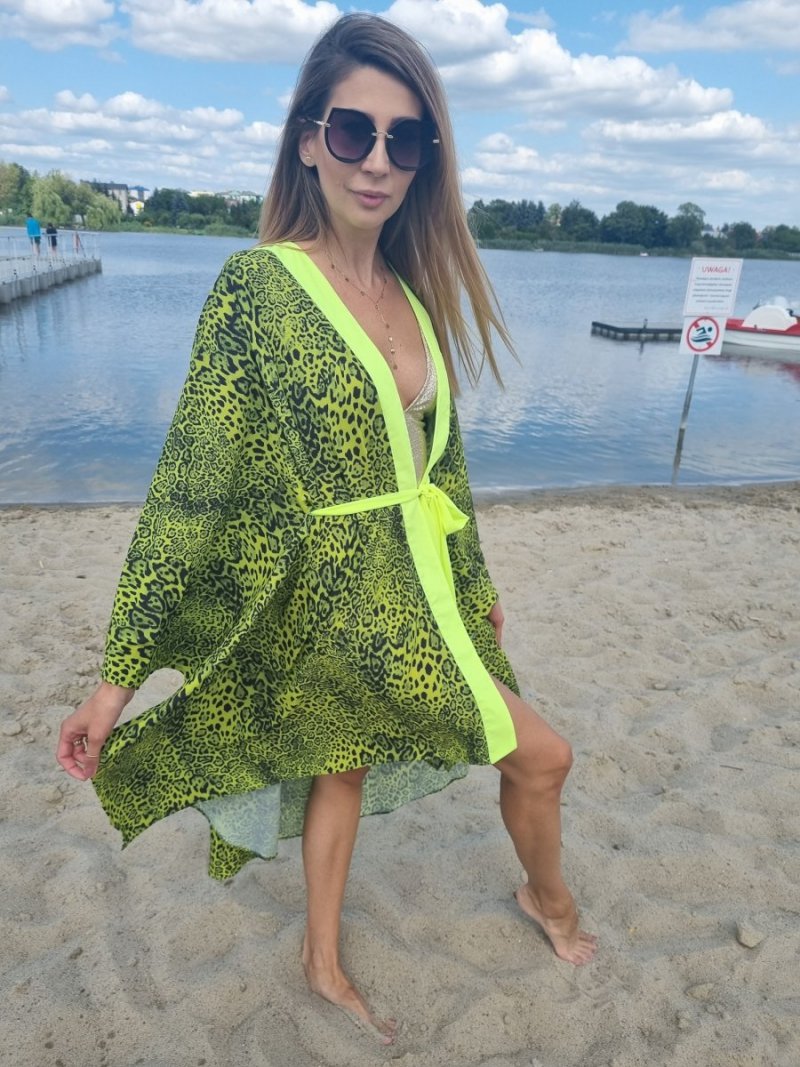 Kimono Neon Panther Gold Skull Classic