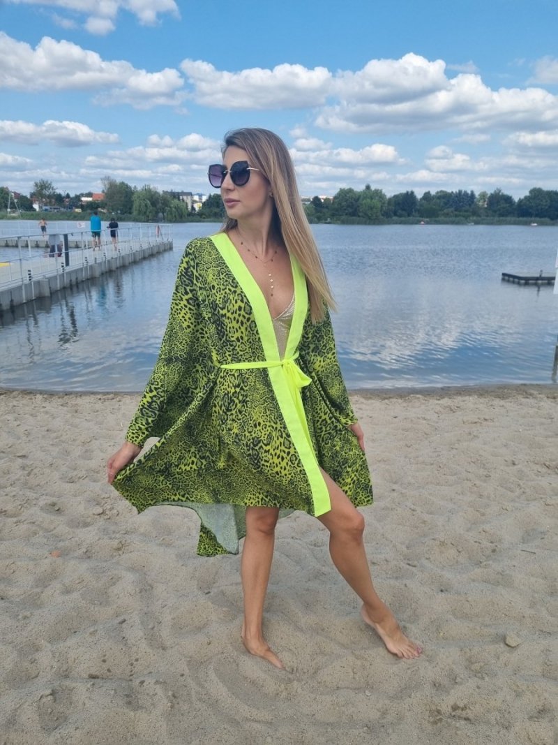 Kimono Neon Panther Gold Skull Classic