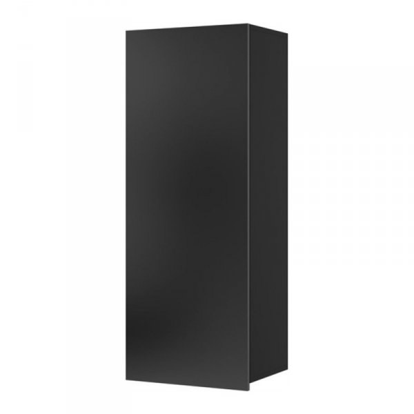 Meblościanka CALABRIA 35 czarny / czarny połysk