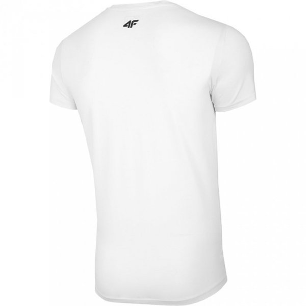 Koszulka męska 4F biała NOSH4 TSM005 10S