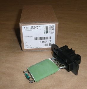 ORIGINAL Widerstand Innenraumgebläse, 6450XE