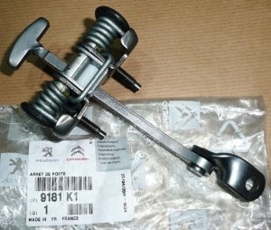 ORIGINAL Türfeststeller Türsteller Türhalteband Türfangband hinten L=R Peugeot 307 SW , 9181K1, 9181.K1