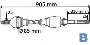 Neu Autoteile T6073