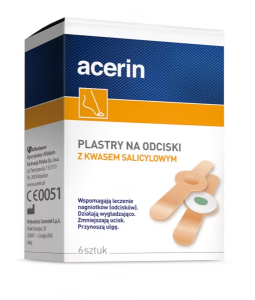 Acerin Plastry Na Odciski 6 Sztuk