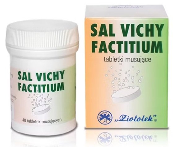 Sal Vichy factitium 600 mg, 40 tabletek musujących