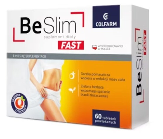 Be Slim Fast, 60 tabletek