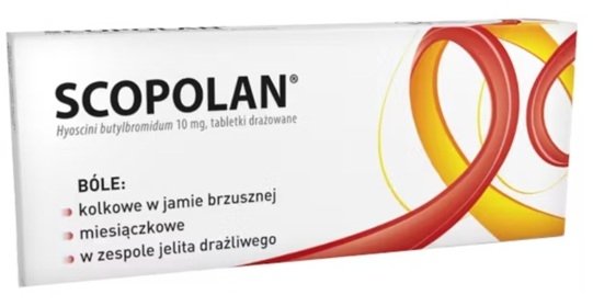 Scopolan 10 mg, 30 tabletek drażowanych