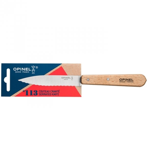 Opinel Nóż Serrated Natural No.113 001918