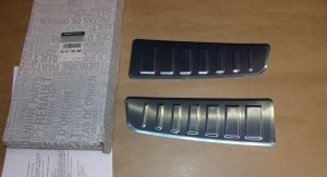 Original  Couvre-pare-chocs Dacia Sandero III baguette de pare-chocs arrière chromée , 8201736348