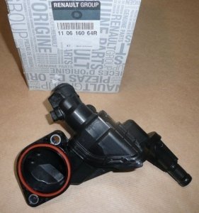 Boîtier de thermostat avant Renault Clio 4 Capture 0.9, 110616064R,