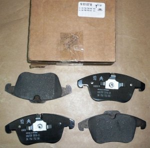 Original Plaquettes de frein Peugeot 508 AVANT =1647863380 - CHANGEMENT DE RÉFÉRENCE. ,  1610103780