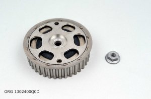 Original  ROUE D'ARBRE Ŕ CAMES Renault 1.8-2.0 16V ÉCHAPPEMENT AVEC CAOUTCHOUC, 1302400Q0D