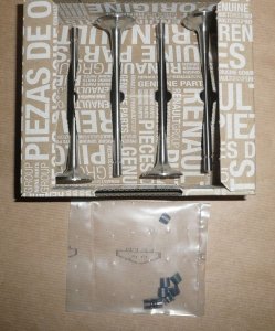 Original  Soupapes d'échappement Renault Clio II, Renault Modus 1.6 16V, Renault Fluence, Renault Kangoo I, II, Renault Mégane I