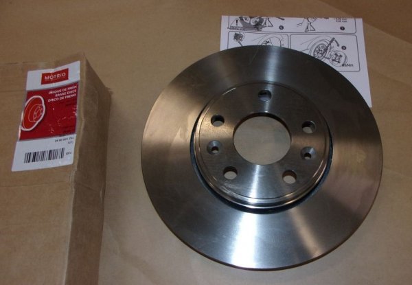 Original  Disque de frein Renault Laguna III, Megane III avant 1 pièce ventilée , 8660001233
