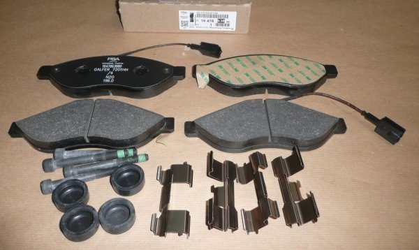 Original  Plaquettes de frein Citroën Jumper III 06|} avant Peugeot Boxer III 2.2/3.0 HDI système de freinage Bosch ,  1647863880