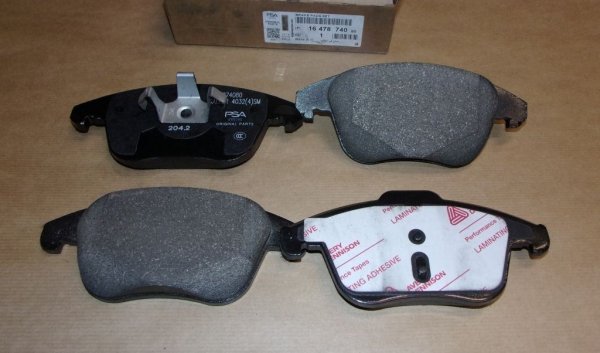 Original  Plaquettes de frein Citroën C4 II, Citroën DS4, Citroën DS5, Peugeot 5008 avant Citroën C4 Picasso, Citroën C4 Grand Picasso 2008|} système de freinage ATE ,  1647874080