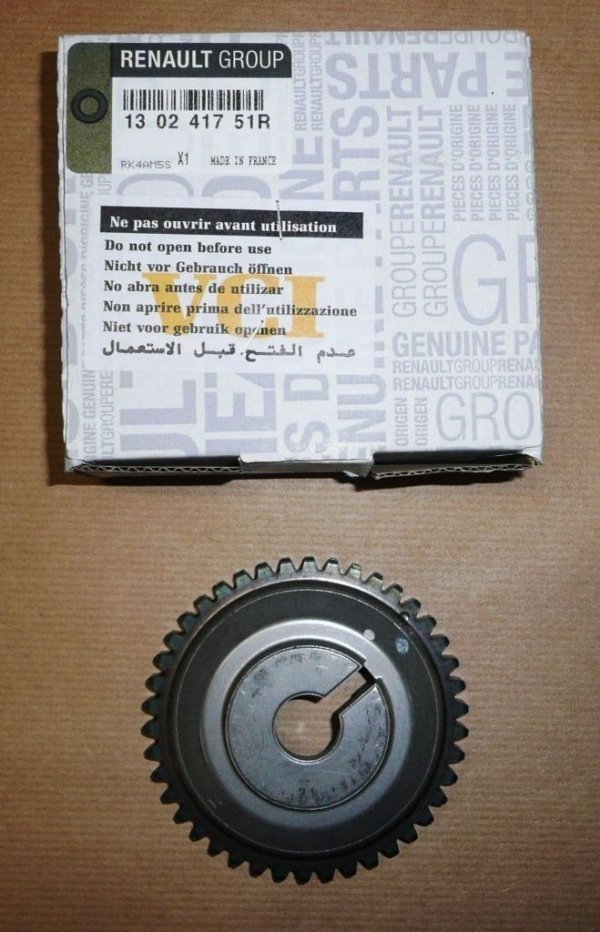 Original Pignon d'arbre à cames côté échappement Renault Mégane Scénic 1.4-1.6 16V H4J/H4M , 130241751R