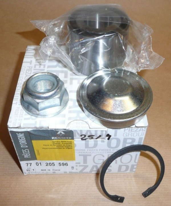 Original  Roulement de roue arrière Renault Kangoo, Renault Laguna, Renault Express 25x55x43 ,  7701205596