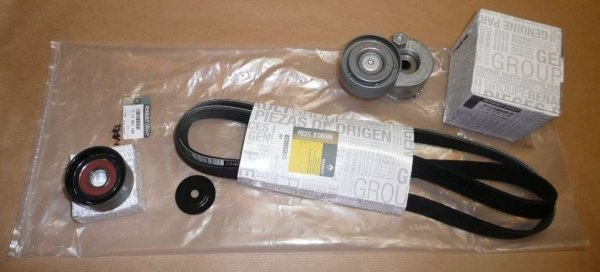 Original Kit de courroie multi-axes 6PK1792 Renault Laguna 2 Master 2 Trafic 2 , 117200713R