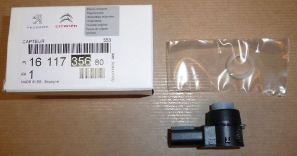 Capteur de stationnement PDC d'origine Aide au stationnement avant arrière Citroën C5 Peugeot 407 RCZ 1611735680, 1611735680