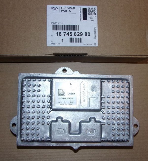 Original  Convertisseur xénon Peugeot 508 gauche ,  1674562980