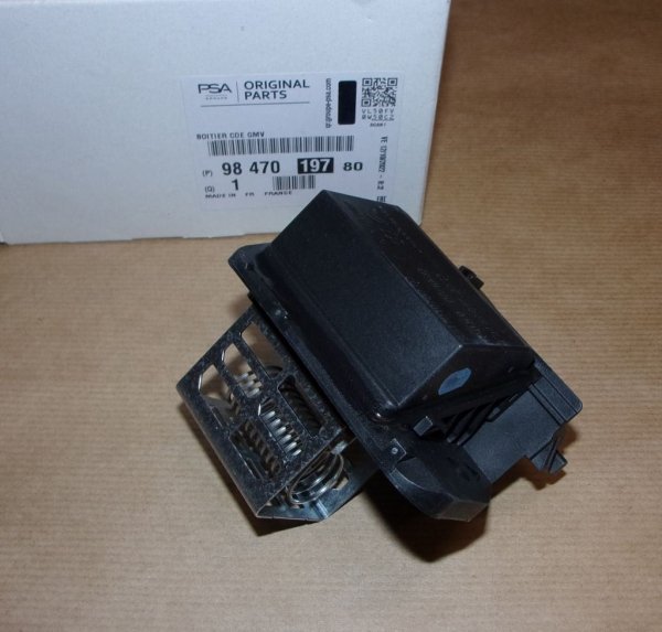 Commande de ventilation Citroën C1, Citroën C4, Peugeot 108, Peugeot 307, Peugeot 308, 9847019780, 9847019780, 