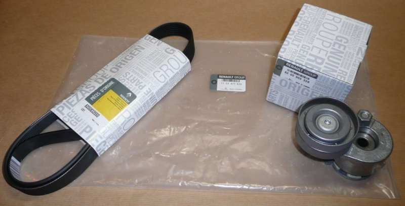 Original  kit de courroie d'alternateur Renault Megane II 1.9DCI/2.0 , 7701477515