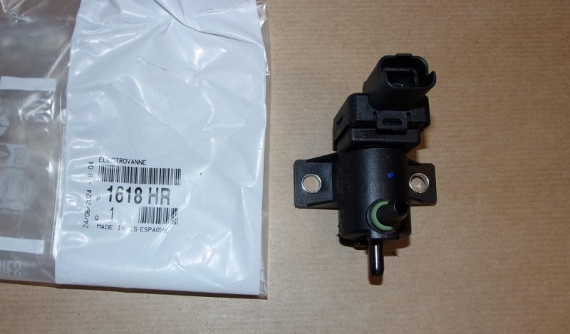 Électrovanne turbo Citroën C4, Citroën C5 (X7), Peugeot 308, Peugeot 407, 1618.HR, 1618HR