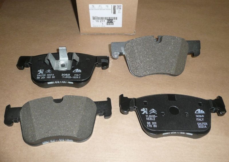 Plaquettes de frein Citroën Berlingo, Peugeot 308, 3008 avant Citroën Grand Picasso, Peugeot 508, Partner, Rifter système de freinage Bosch  ,  1623162380