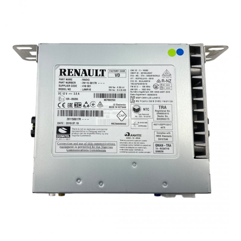 Oryginal Radio Renault Megane IV Kadjar, 281156817R