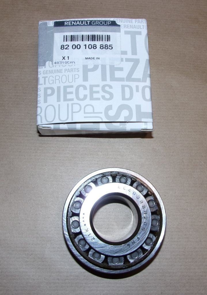 Original  Roulement de boîte de vitesses Renault Express Van 25x59x20r Arkana, Captur I, II, Clio II, III, IV, V, Fluence, Kangoo I, II, Mégane II, III, IV, Modus, Scénic II, Twingo II, Wind, Dacia Duster II, Dokker, Lodgy, Logan, Sandero , 8200108885