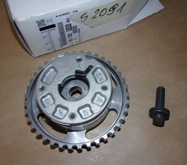 Pignon d'arbre à cames d'origine échappement pour Citroën Berlingo, C3, C4 Peugeot 1.0-1.2 eb vti, 1613293580, 1608372080