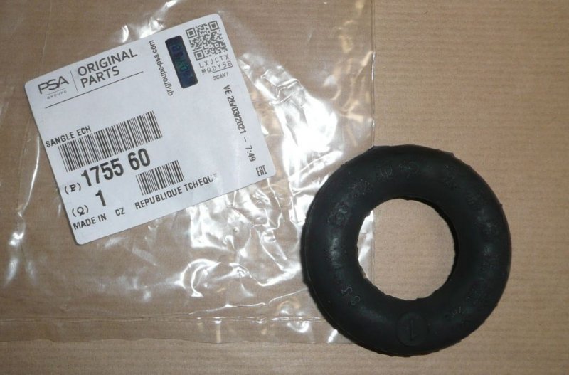 Support de silencieux Citroën Jumper II, 1755.60, 175560