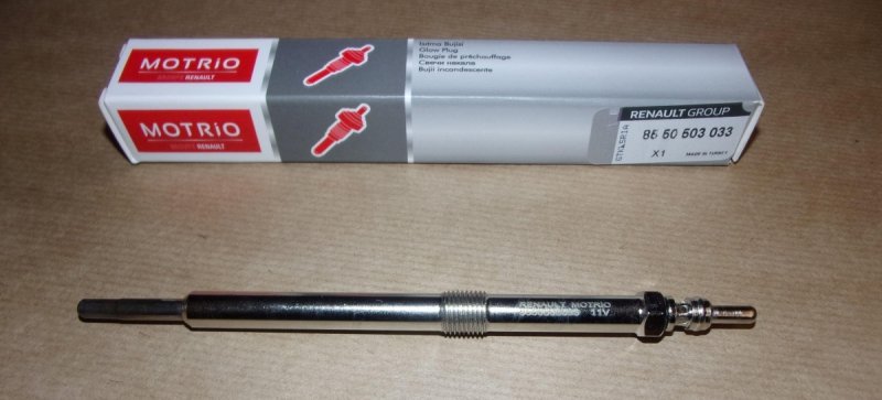 Original  Bougie de préchauffage Renault Vel Satis 2.2DCI Renault Espace III/IV, Renault Trafic II, Renault Laguna II , 8550503033