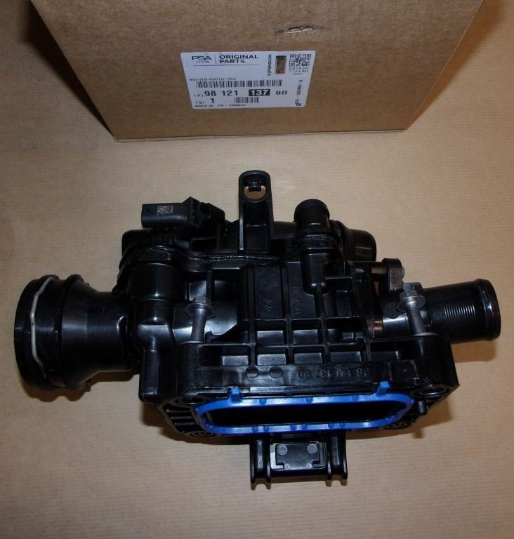 Boîtier de thermostat Citroën Berlingo III 1.5HDI, 9812113780, 9812113780,